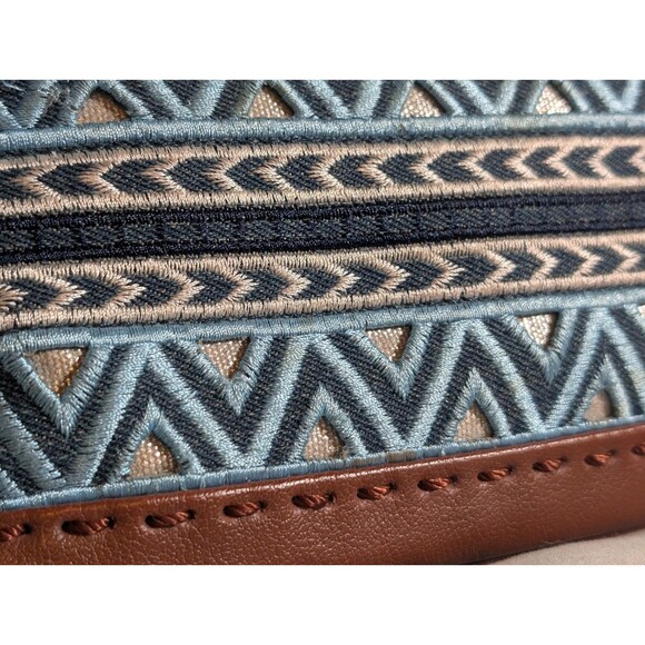 The Sak Pax Swing Pack, Blue Embroidery Crossbody Bag - Picture 3 of 10